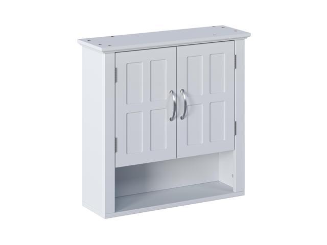 Bathroom Wall Storage Cabinet, Multi -functional Wall Mounted Cabinet with Adjustable Shelves, Medicine Cabinet for Laundry Room & Kitchen & Living...