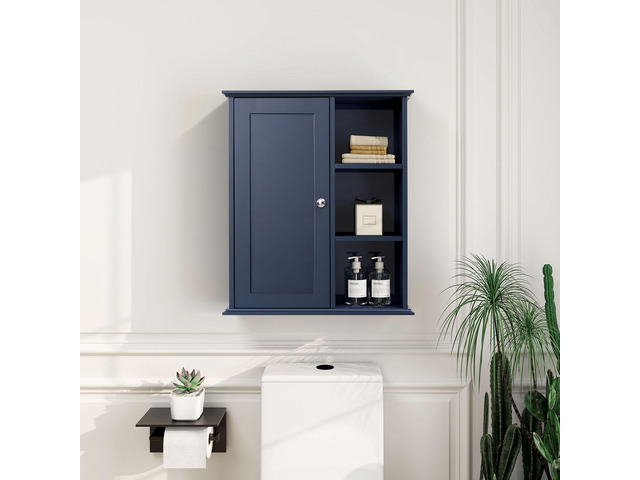 Upgraded Bathroom Wall Cabinet Over The Toilet Storage Cabinet Wall Mounted Storage Cabinet Wooden Medicine Cabinets