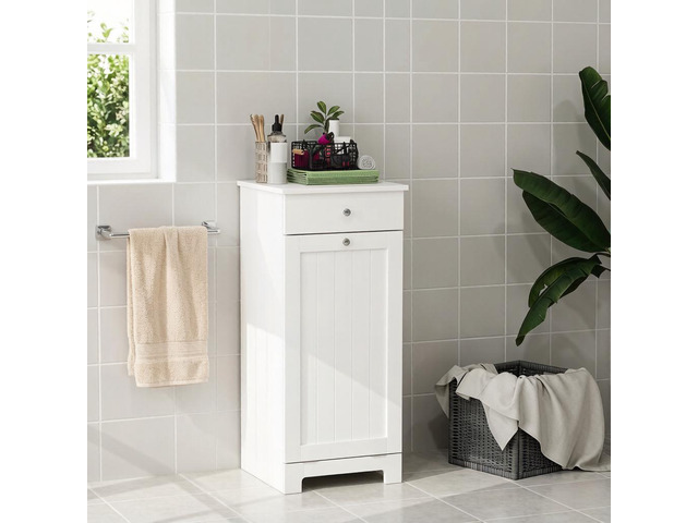Freestanding Storage Cabinet,Laundry Cabinet,Laundry Hamper Cabinet,Elegant Room Storage Cabinet