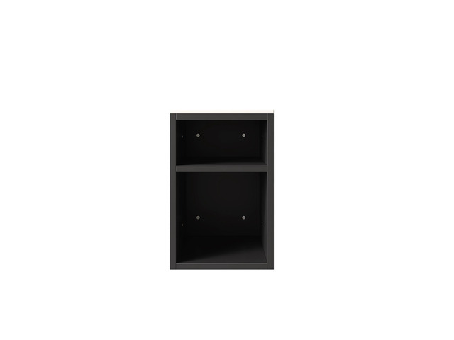 TIA 12' Bathroom Wall Mounted Narrow Storage Cabinet with 2 Open Shelves and Carrara White Countertop, Suitable for Small Spaces, Applicable to...