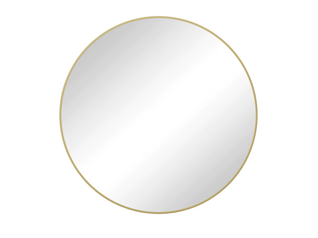 Wall Mirror 39 Inch Gold Circular Mirror Metal Framed Mirror Round Vanity Mirror Dressing Mirror, for Bathroom, Living Room, Bedroom Wall Decor
