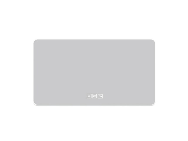 28*60in LED bathroom mirror, corrosion-resistant, three-color dimmable, backlit mirror with one-touch demist function