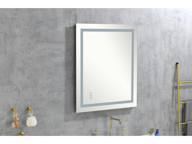 LED Bathroom Mirror 40 'x 36' with Front and Backlight, Large Dimmable Wall Mirrors with Anti-Fog, Memory, 3 Colors, LED Vanity Mirror