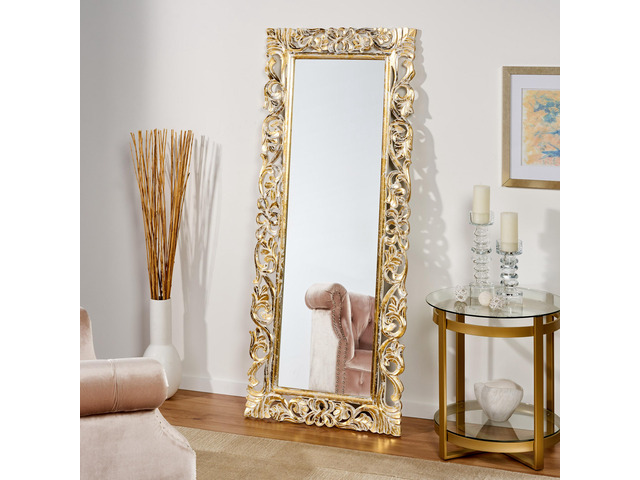 RECTANGLE CARVED MIRROR