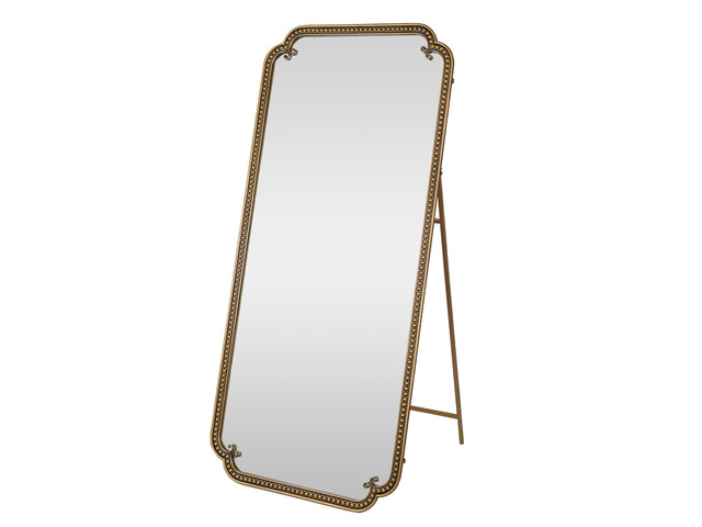 Full Length Mirror with Stand, 70.1'x31.9' Floor Standing Large Dressing Mirror Hanging or Leaning Against Wall for Bedroom Living Room, Antique Gold