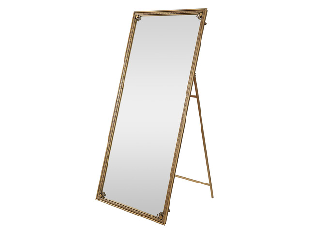 Full Length Mirror with Stand, 70.1'x31.9' Floor Standing Large Dressing Mirror Hanging or Leaning Against Wall for Bedroom Living Room, Antique Gold