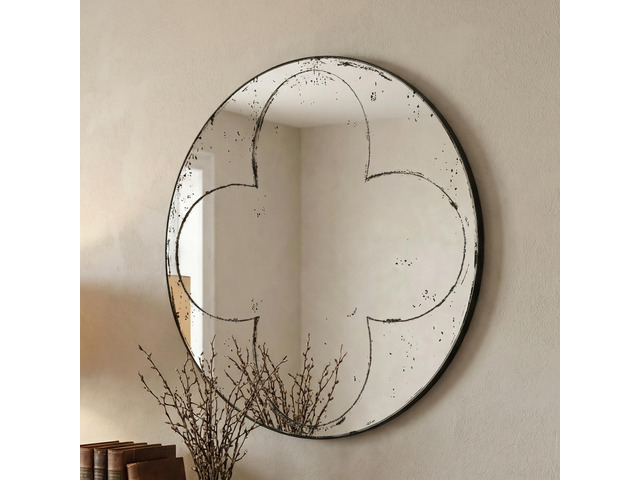 Round wall-mounted mirror Versatile Home Decor Ideal for bedrooms, living rooms, dining rooms, fireplaces, foyers, and more