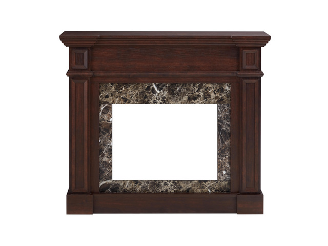 Only Mantel (Not Included 23' Fireplace)-Cherry, 45.6'W*11.8'D*40'H