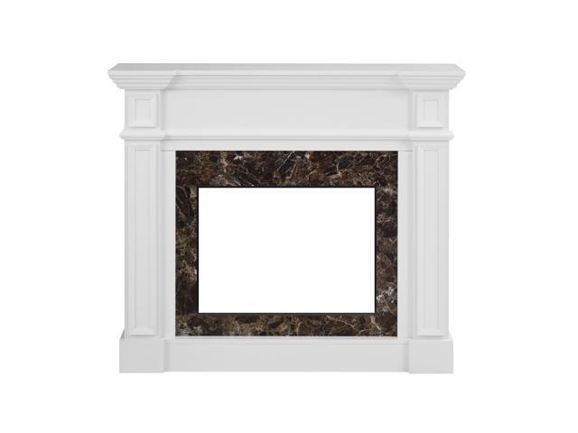 Only Mantel (Not Included 23' Fireplace)-White, 45.6'W*11.8'D*40'H