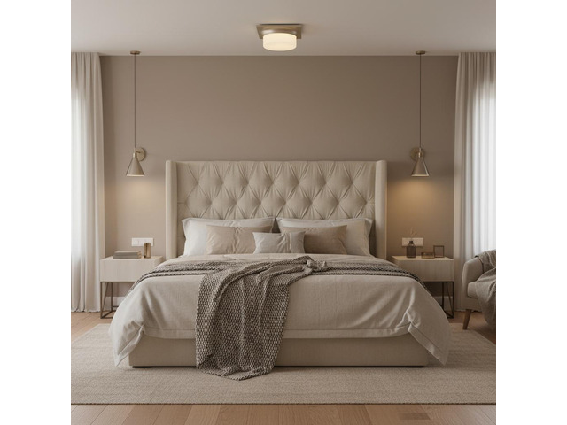 10-in Brushed Nickel Led Flush Mount