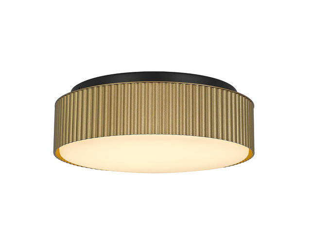 9 inch Brass Led Flush Mount