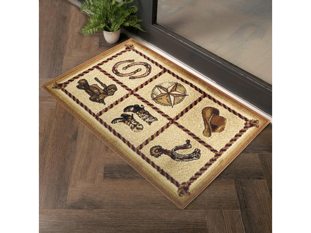 Beige 2 ft. x 3 ft. Southwest Area Rug