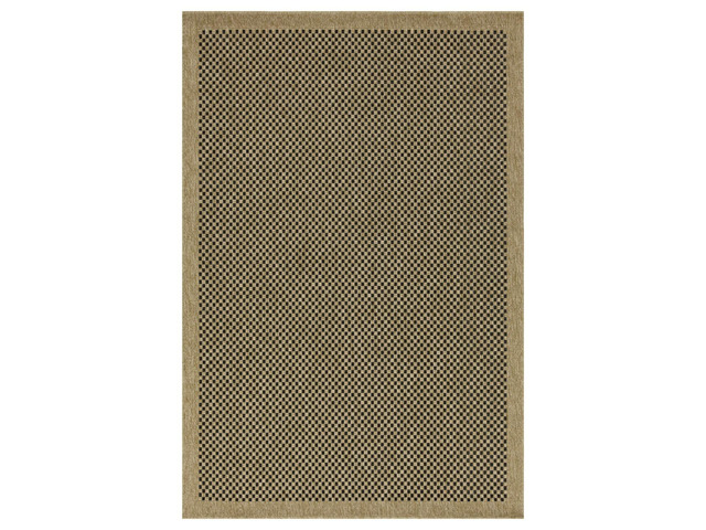 Jute/Black 5 ft. 3 in. x 7 ft. 3 in. Indoor/Outdoor Area Rug