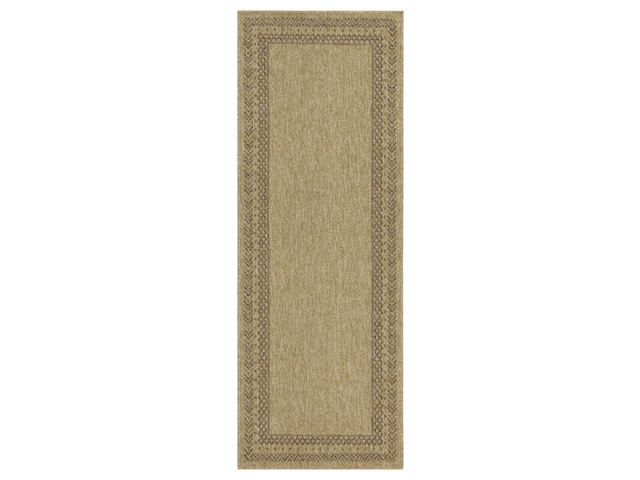 Jute/Mocha 2 ft. 7 in. x 7 ft. 3 in. Indoor/Outdoor Area Rug
