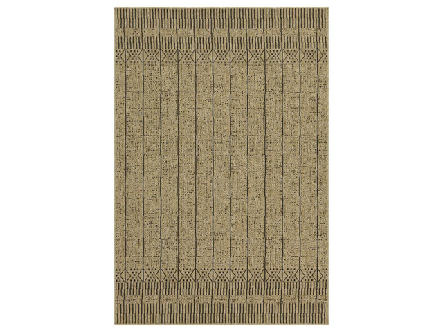 Jute/Black 7 ft. 10 in. x 10 ft. 3 in. Indoor/Outdoor Area Rug