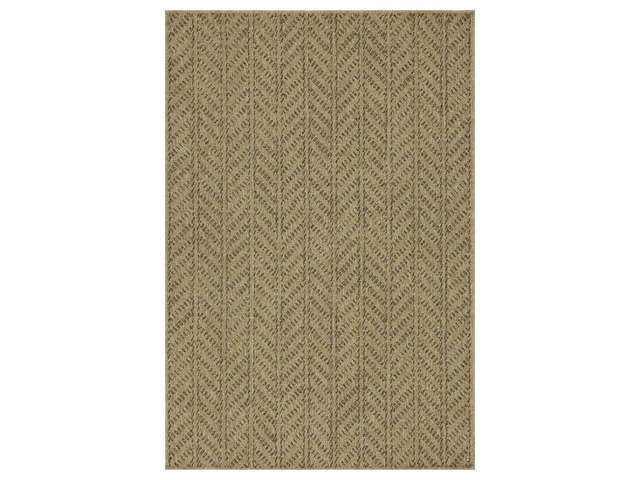 Jute/Mocha 5 ft. 3 in. x 7 ft. 3 in. Indoor/Outdoor Area Rug