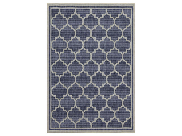 Sunshine GC_HAR2004 Blue 5 ft. 3 in. x 7 ft. 3 in. Indoor/Outdoor Area Rug