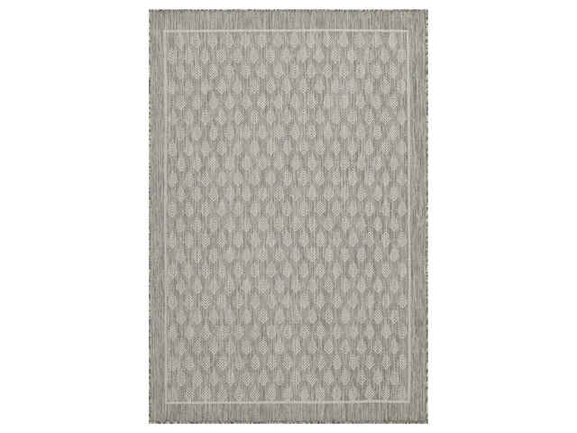 Sunshine GC_HAR2009 Silver 5 ft. 3 in. x 7 ft. 3 in. Indoor/Outdoor Area Rug