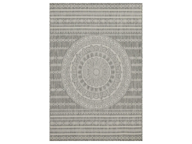 Sunshine GC_HAR2018 Silver 5 ft. 3 in. x 7 ft. 3 in. Indoor/Outdoor Area Rug