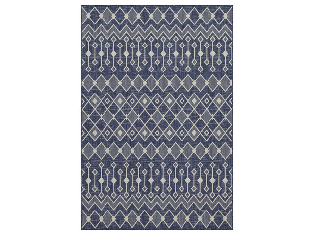 Sunshine GC_HAR2019 Blue 5 ft. 3 in. x 7 ft. 3 in. Indoor/Outdoor Area Rug