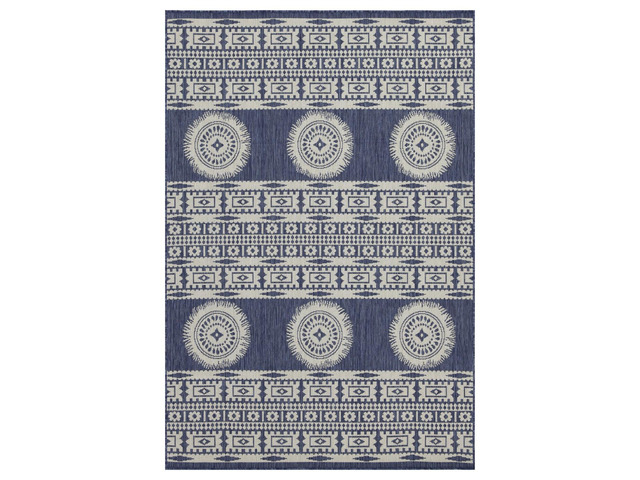 Sunshine GC_HAR2022 Blue 5 ft. 3 in. x 7 ft. 3 in. Indoor/Outdoor Area Rug