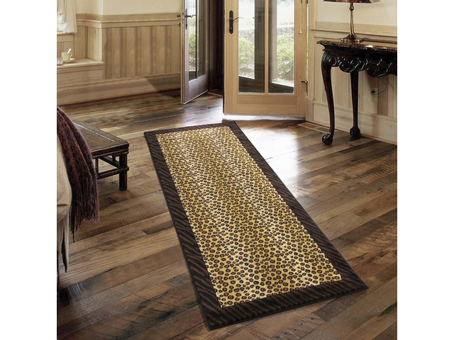 Tribes GC_YLS4014 Multi 2 ft. 7 in. x 7 ft. 3 in. Animal Print Area Rug
