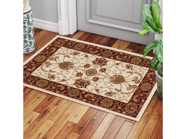 Manchester GC_HER5002 Ivory 2 ft. x 3 ft. Area Rug