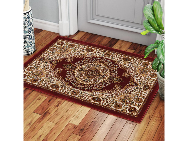 Manchester GC_HER5007 Red 2 ft. x 3 ft. Area Rug
