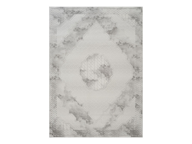 Geometrix GC_DIM1004 Gray 7 ft. 10 in. x 10 ft. 6 in. Area Rug