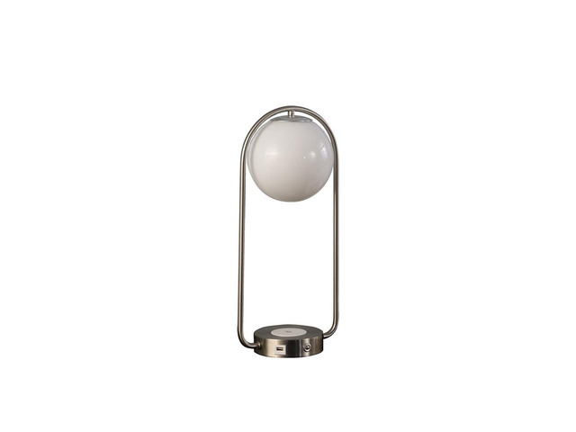 19.25-inch-Long Neilsen Retro Table Lamp W/ Charging Station and Usb Port