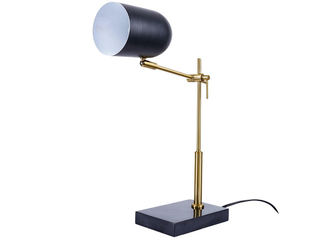 High Quality Hotel European Modern Bed Side Nightstand Decorative Led Table/Desk Lamp, Lumora Table Lamp - Black Outer - White inner 110~120V