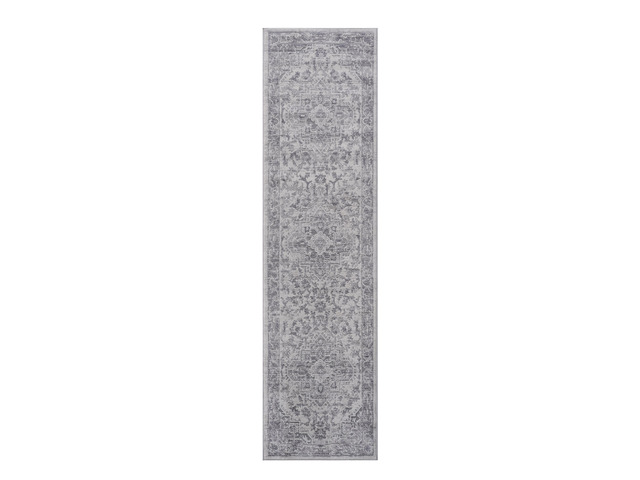 Collection 96*26 inch Silver / Oriental Runner Rug