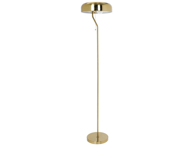 Tall Corner Floor Lamp for Living Room, Bedroom & Office Space Illumination, Spectra Floor Lamp - Gold Outer and White inner 110~120V