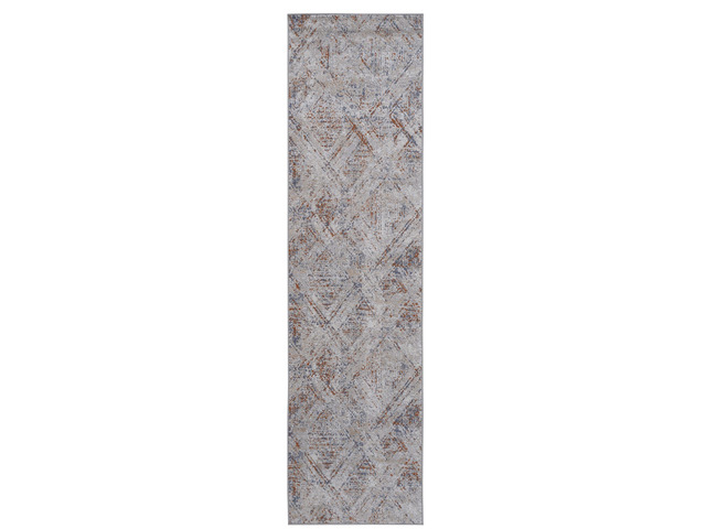 Collection 96*26 inch Beige / Geometric Runner Rug