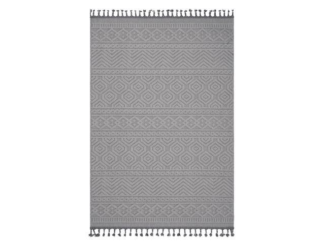 Collection 72*48 inch White / Geometric Indoor / Outdoor Area Rug Collection 72*48 inch White / Geometric Indoor / Outdoor Area Rug
