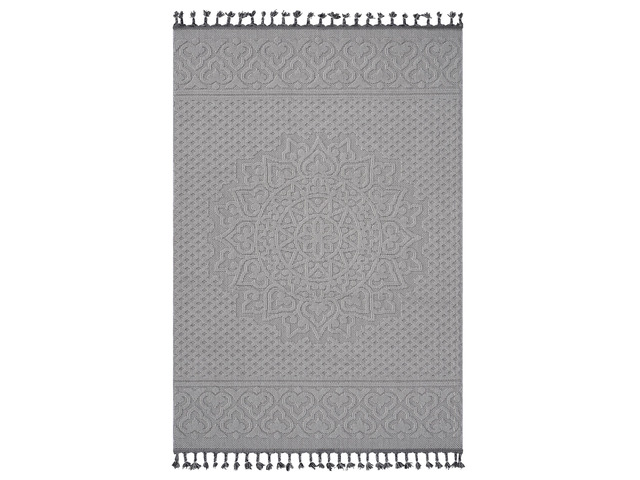 Collection 108*79 inch White / Ivory / Medallion Indoor / Outdoor Area Rug