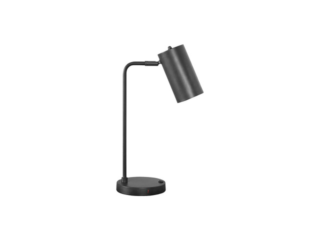 Lighting, 18'H, Table Lamp, Usb Port included, Grey Metal, Grey Shade, Modern