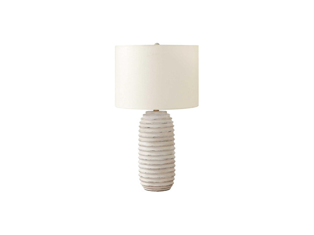 Lighting, 28'H, Table Lamp, Cream Resin, Ivory / Cream Shade, Transitional