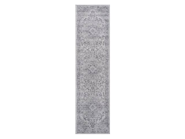Collection 2X8 Silver/Oriental Non-Shedding Living Room Bedroom Dining Home Office Stylish and Stain Resistant Area Rug