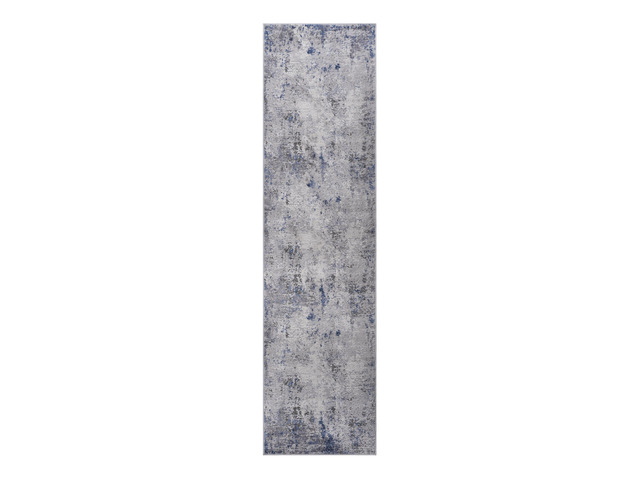 Collection 2X8 Silver/Blue/Abstract Non-Shedding Living Room Bedroom Dining Home Office Stylish and Stain Resistant Area Rug