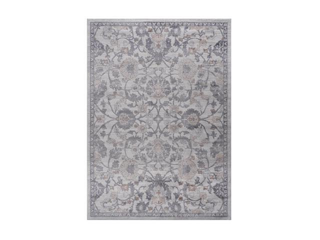 Collection 5X7 Sand/Ivory/Oriental Non-Shedding Living Room Bedroom Dining Home Office Stylish and Stain Resistant Area Rug