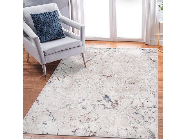 Collection 5X7 Multi/Contemporary Non-Shedding Living Room Bedroom Dining Home Office Stylish and Stain Resistant Area Rug