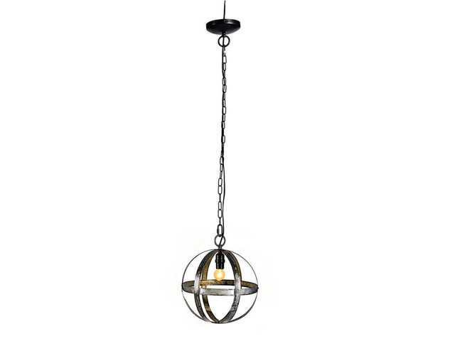Metal Chandelier, Hanging Light Fixture with Adjustable Chain for Kitchen Dining Room Foyer Entryway, Bulb Not included