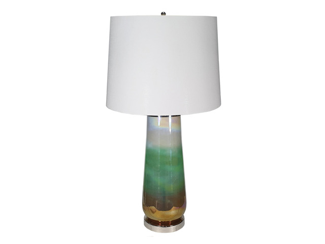 D16x30' Glass Table Lamp