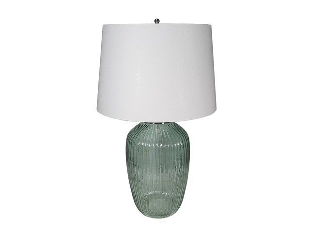 D16x27' Glass Table Lamp
