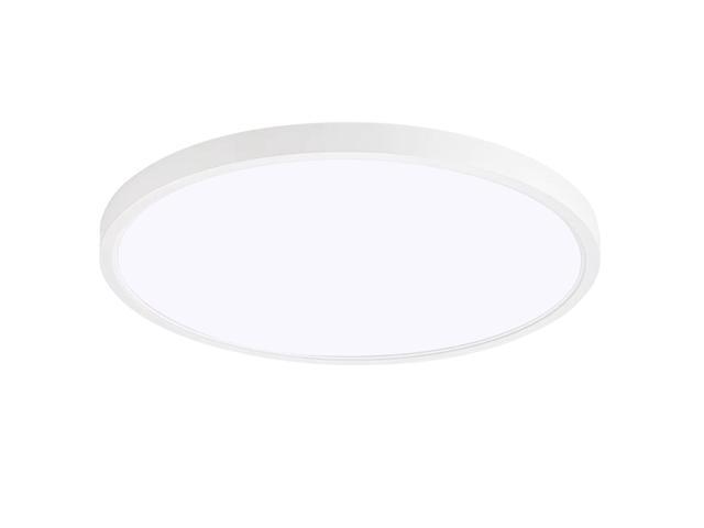 11.8 inch White Ultra-Thin Ceiling Light 6500K Led Flush Mount Ceiling Lamp for Bedroom, Bathroom, Hallway