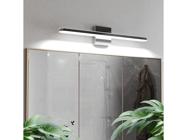 Modern Bathroom Light Fixtures Dimmable Led Vanity Lights Chrome Lamps for Bathover Mirror 24 inch Vanity Sconces indoor 12W Bar Lighting for...