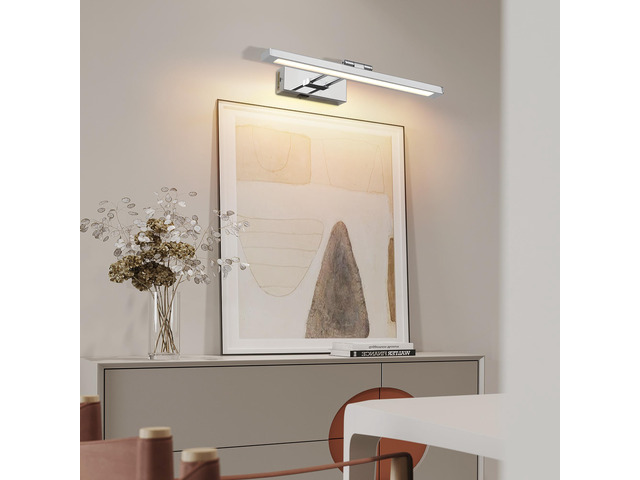 Battery Picture Light, 16 inch Wireless Picture Light for Painting with Remote,Full Metal Rechargeable Art Light,Wall Sconce Display Lighting for...