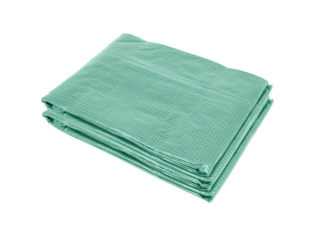 9.8' x 6.6' x 6.6' Plastic Greenhouse Cover Replacement, Heavy Duty Waterproof Tarp for Hoop House, Sheeting with 6 Windows, Door & Reinforcement...