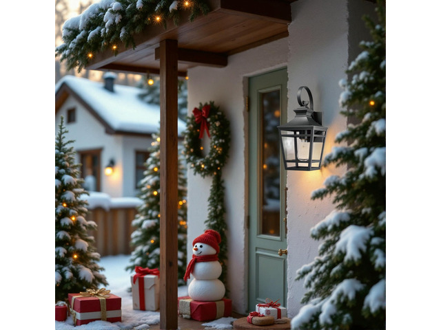 Large Outdoor Wall Lights for House, 16.5inch Exterior Lighting Fixtures Wall Mount Outdoor Porch Lights Waterproof Black Outdoor Sconce Lights...